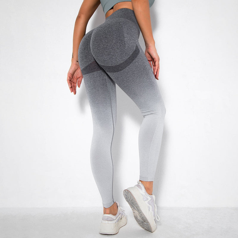 Calça Legging Levanta Bumbum Cós Alto Ombre Pants