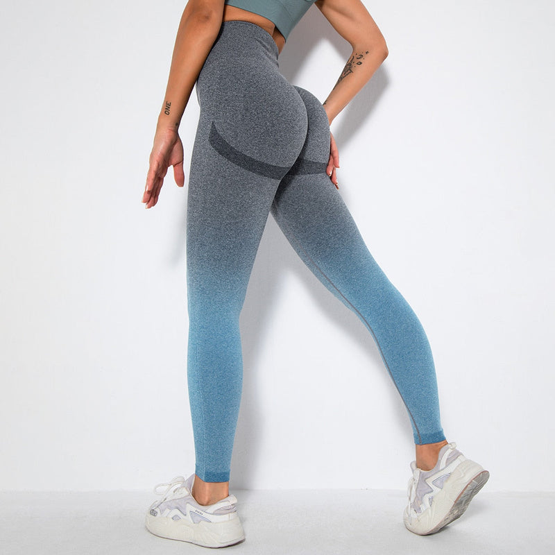 Calça Legging Levanta Bumbum Cós Alto Ombre Pants